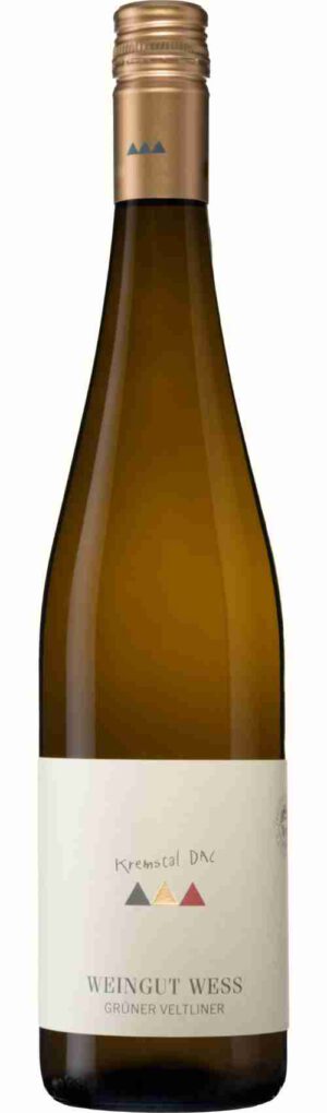 Wine bottle Kremstal DAC Veltliner Winery Wess